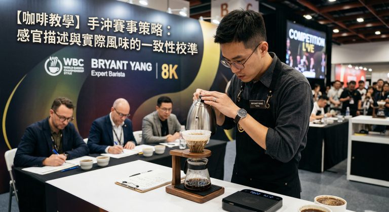 【咖啡教學】手沖賽事策略：感官描述與實際風味的一致性校準