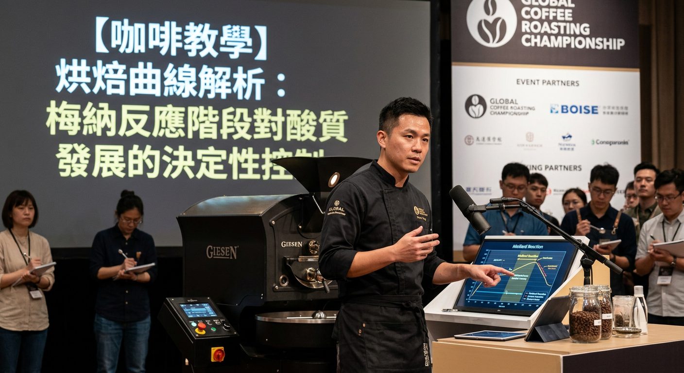 向上精品咖啡研究室 x 熠咖啡 x 熠設計 | 【咖啡教學】烘焙曲線解析：梅納反應階段對酸質發展的決定性控制