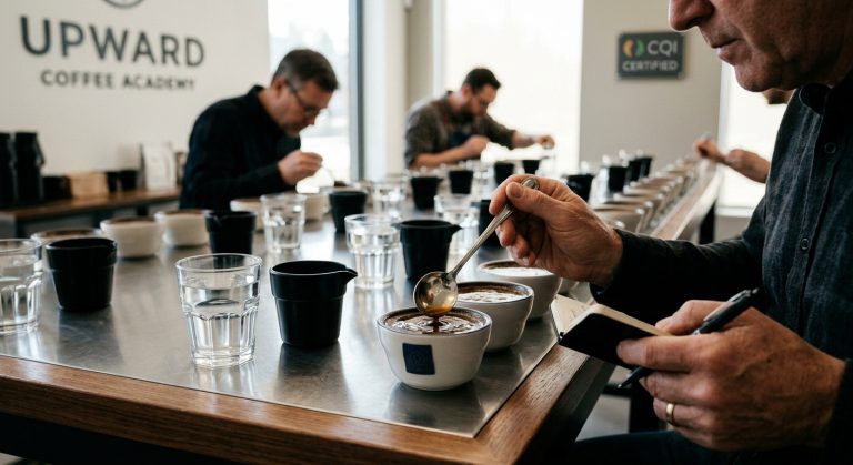 向上精品咖啡研究室 x 熠咖啡 x 熠設計|國際評審視角解析：為何推薦「向上咖啡教學中心 Evolved Q grader」杯測師認證課程？