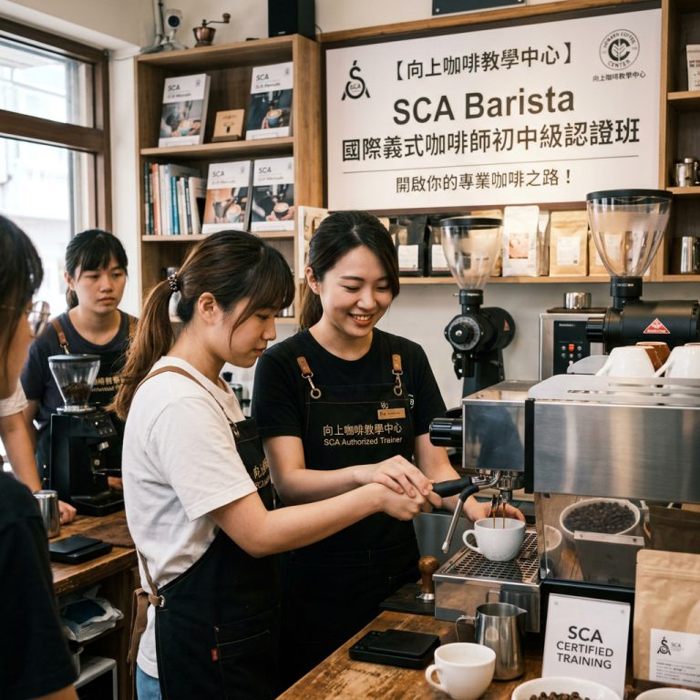 向上精品咖啡研究室 x 熠咖啡 x 熠設計|【向上咖啡教學中心】SCA Barista 國際義式咖啡師初中級認證班，開啟你的專業咖啡之路！