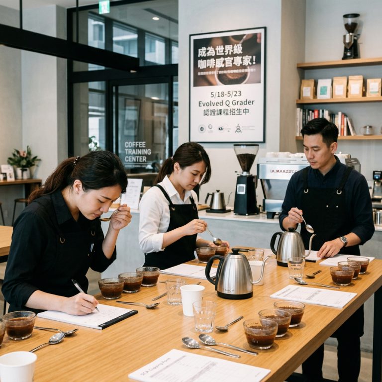 向上精品咖啡研究室 x 熠咖啡 x 熠設計|成為世界級咖啡感官專家！5/18-5/23 Evolved Q Grader 認證課程招生中