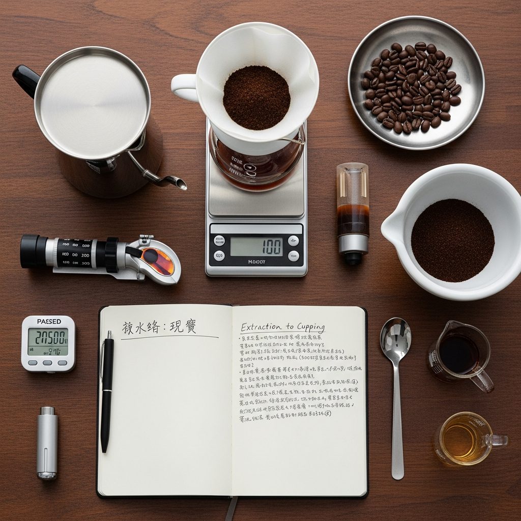 向上精品咖啡研究室 x 熠咖啡 x 熠設計 | 國際評審的私房筆記：從萃取到品鑑的專業咖啡教學